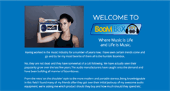 Desktop Screenshot of boomboxcity.com